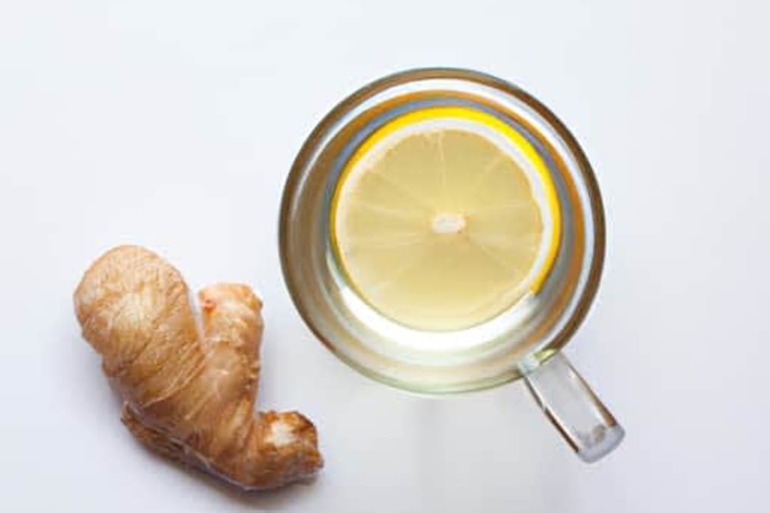 Lemon Ginger Warm Water