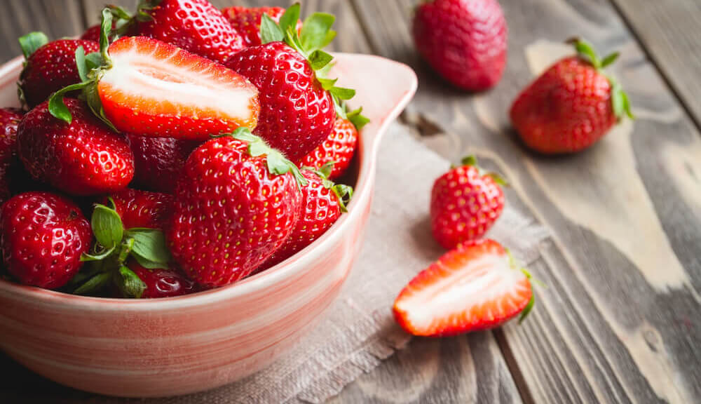 fresh strawberries